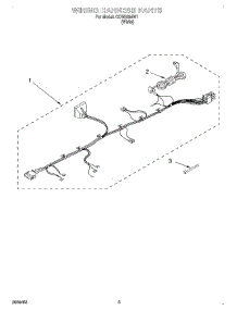 06 - Wiring Harness parts for Whirlpool Washer CCW5294W1 from AppliancePartsPros.com