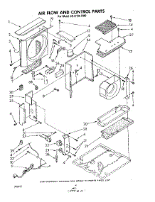 03 - Airflow And Control Parts parts for Whirlpool Air Conditioner ACH184XM0 from AppliancePartsPros.com