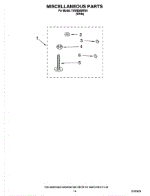 10 - Miscellaneous  Parts, Optional Parts (Not Included) parts for Crosley Washer TAWB300RW0 from AppliancePartsPros.com