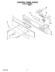04 - Control Panel Parts parts for Whirlpool Oven IBS324PSW1 from AppliancePartsPros.com