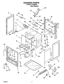 03 - Chassis Parts parts for Whirlpool Range IES366RS0 from AppliancePartsPros.com