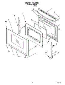 05 - Door Parts, Optional Parts parts for Whirlpool Range IRE82300 from AppliancePartsPros.com