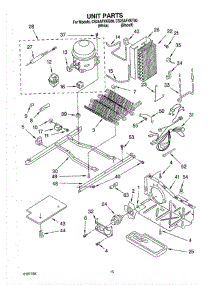 09 - Unit parts for Whirlpool Refrigerator CS25AFXKT00 from AppliancePartsPros.com