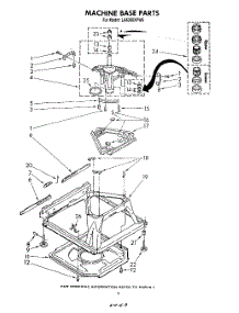 07 - Machine Base parts for Whirlpool Washer LA6300XPW6 from AppliancePartsPros.com