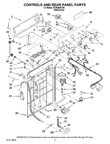 02 - Controls And Rear Panel Parts parts for Maytag Washer MTW5940TW0 from AppliancePartsPros.com