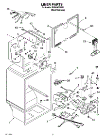02 - Liner Parts parts for Whirlpool Refrigerator IR2MHMXRS02 from AppliancePartsPros.com