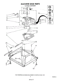 07 - Machine Base parts for Whirlpool Washer LA7681XSW0 from AppliancePartsPros.com