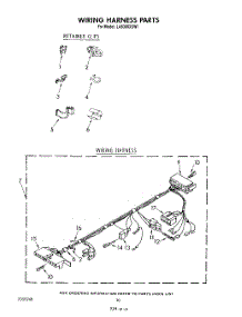 08 - Wiring Harness parts for Whirlpool Washer LA6300XSW1 from AppliancePartsPros.com