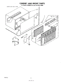 04 - Section parts for Whirlpool Air Conditioner ACW114XM0 from AppliancePartsPros.com