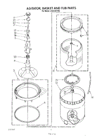 04 - Agitator, Basket And Tub parts for Whirlpool Washer LA5430XTF0 from AppliancePartsPros.com