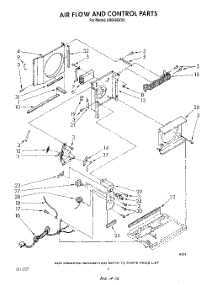 03 - Airflow And Control parts for Whirlpool Air Conditioner AR0600XV0 from AppliancePartsPros.com
