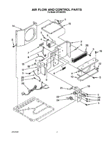 03 - Ariflow And Control parts for Whirlpool Air Conditioner AR1000XW2 from AppliancePartsPros.com
