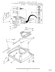 06 - Machine Base parts for Whirlpool Washer LSV7245AW0 from AppliancePartsPros.com
