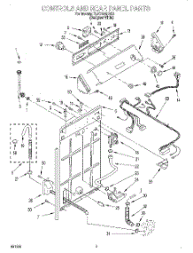 02 - Controls And Rear Panel parts for Whirlpool Washer 7LSC9245HQ0 from AppliancePartsPros.com