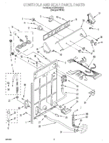 02 - Controls And Rear Panel parts for Whirlpool Washer 6LSR7244EQ0 from AppliancePartsPros.com