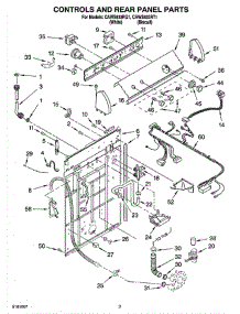 02 - Controls And Rear Panel Parts parts for Whirlpool Washer CAWS833RQ1 from AppliancePartsPros.com