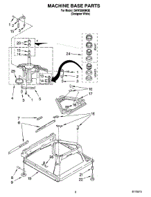 05 - Machine Base Parts parts for Whirlpool Washer SAWS900MQ0 from AppliancePartsPros.com