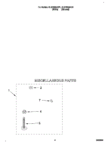 03 - Miscellaneous parts for Whirlpool Washer 6LSP8255AW1 from AppliancePartsPros.com