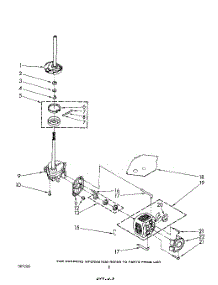 06 - Brake, Clutch, Gearcase, Motor And Pump parts for Whirlpool Washer LA5600XPW1 from AppliancePartsPros.com
