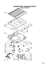 04 - Compartment Separator parts for Whirlpool Refrigerator RT14CKXVL11 from AppliancePartsPros.com