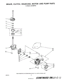 06 - Brake, Clutch, Gearcase, Motor And Pump parts for Whirlpool Washer LA5500XPW5 from AppliancePartsPros.com