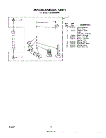 09 - Miscellaneous , Literature And Optional parts for Whirlpool Washer LA5000XMW0 from AppliancePartsPros.com