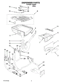 04 - Dispenser Parts parts for Whirlpool Washer IFR42001 from AppliancePartsPros.com