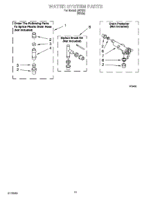09 - Water System Parts parts for Whirlpool Washer IJ47001 from AppliancePartsPros.com