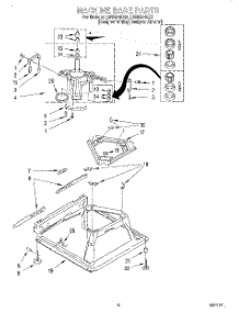 05 - Machine Base parts for Whirlpool Washer LSR8244EQ1 from AppliancePartsPros.com