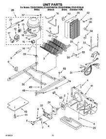 09 - Unit Parts parts for Whirlpool Refrigerator ED5GHEXMNT00 from AppliancePartsPros.com