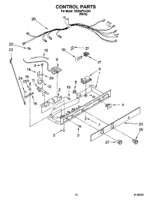 11 - Control Parts parts for Whirlpool Refrigerator SS25AFXLQ01 from AppliancePartsPros.com