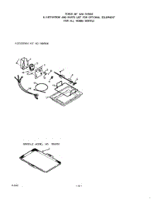 07 - Section parts for Whirlpool Range 1424W0A from AppliancePartsPros.com