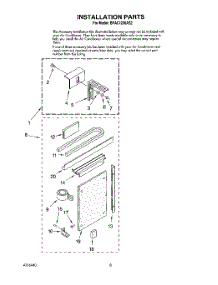 06 - Installation parts for Whirlpool Air Conditioner BPAC1200AS2 from AppliancePartsPros.com