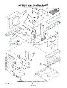 03 - Section parts for Whirlpool Air Conditioner ACW144XM0 from AppliancePartsPros.com