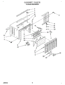 04 - Cabinet, Optional parts for Whirlpool Air Conditioner BHAC0500XS4 from AppliancePartsPros.com