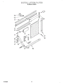 06 - Installation parts for Whirlpool Air Conditioner R253F0 from AppliancePartsPros.com