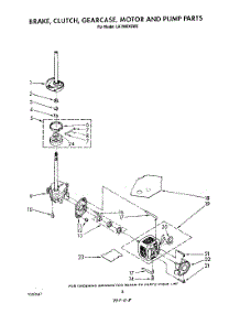 06 - Brake, Clutch, Gearcase, Motor And Pump parts for Whirlpool Washer LA7900XSW2 from AppliancePartsPros.com