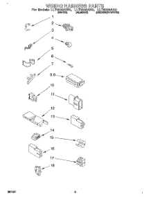 07 - Wiring Harness parts for Whirlpool Washer LLT8233AN0 from AppliancePartsPros.com