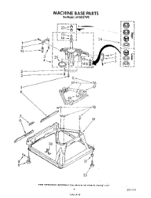 07 - Machine Base parts for Whirlpool Washer LA7000XTW0 from AppliancePartsPros.com