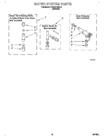 10 - Water System parts for Whirlpool Washer 7RAX5133AL0 from AppliancePartsPros.com