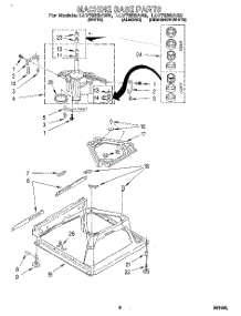 06 - Machine Base parts for Whirlpool Washer LLV7233AW0 from AppliancePartsPros.com