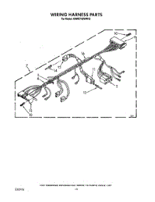 09 - Wiring Harness parts for Kitchenaid Washer KAWE742WAL2 from AppliancePartsPros.com