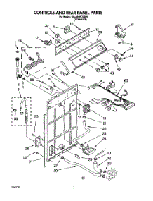 02 - Controls And Rear Panel parts for Whirlpool Washer 4XLA64W72BN0 from AppliancePartsPros.com