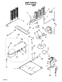 04 - Unit Parts parts for Whirlpool Refrigerator IKT195300 from AppliancePartsPros.com