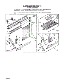 05 - Installation Parts parts for Whirlpool Air Conditioner AR1800XW0 from AppliancePartsPros.com