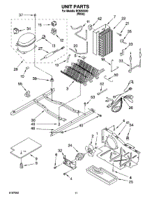 07 - Unit Parts parts for Whirlpool Refrigerator IKS203300 from AppliancePartsPros.com