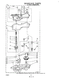 07 - Gearcase parts for Whirlpool Washer LA5580XPW0 from AppliancePartsPros.com