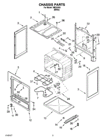 03 - Chassis Parts parts for Whirlpool Range IME33303 from AppliancePartsPros.com