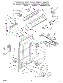 02 - Controls And Rear Panel parts for Whirlpool Washer LLT8233AQ0 from AppliancePartsPros.com