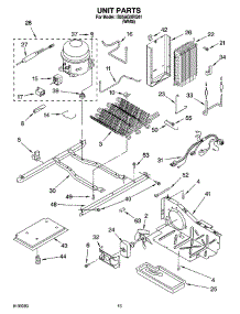 09 - Unit Parts parts for Whirlpool Refrigerator IS25AGXRQ01 from AppliancePartsPros.com